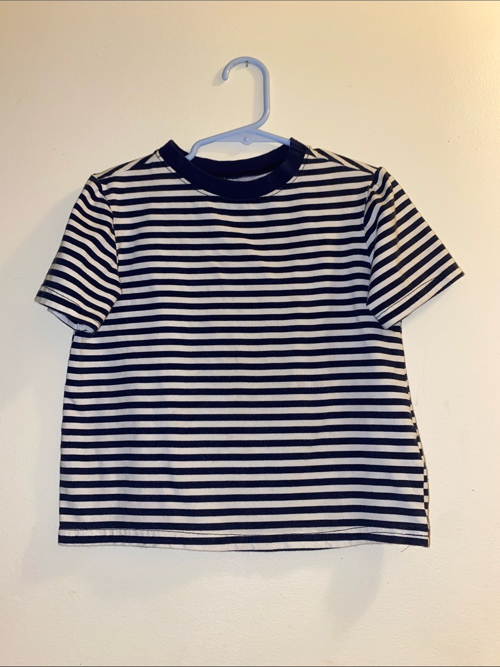 Andy & Evan Navy & White Striped Short Sleeve Tee